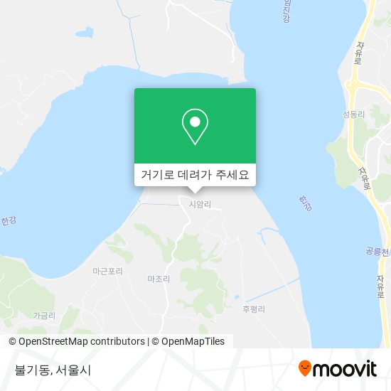 불기동 지도