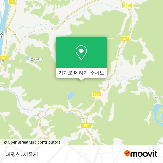 파평산 지도