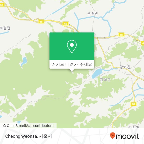 Cheongnyeonsa 지도