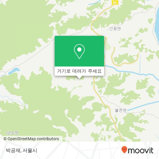 박공재 지도