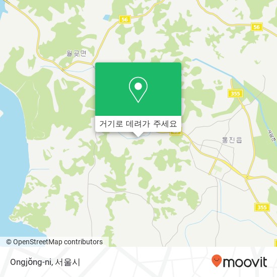 Ongjŏng-ni 지도