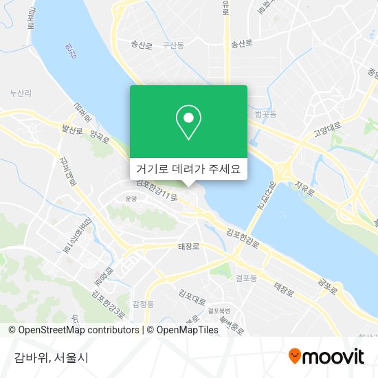 감바위 지도