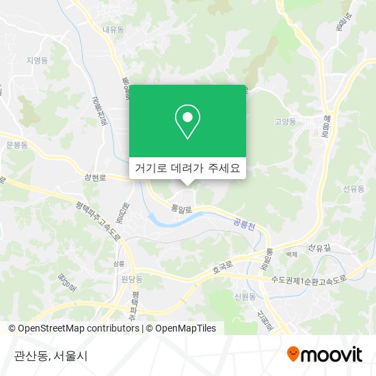 관산동 지도