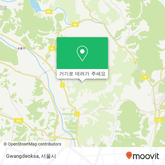 Gwangdeoksa 지도