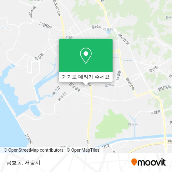금호동 지도
