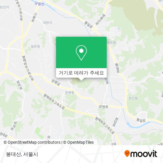 봉대산 지도