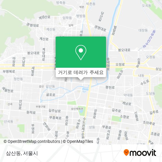삼산동 지도