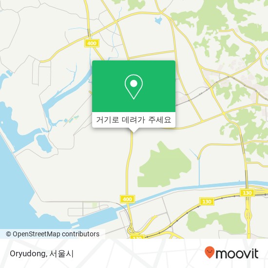 Oryudong 지도