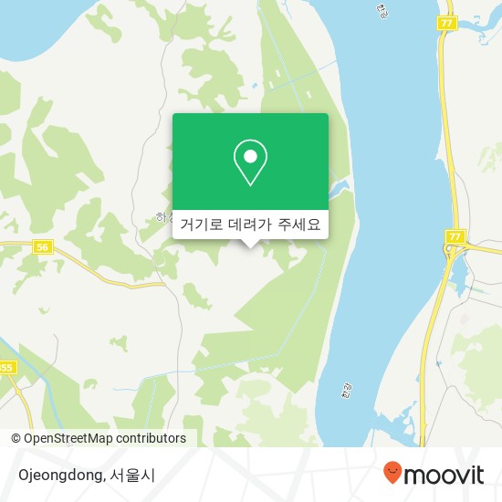 Ojeongdong 지도