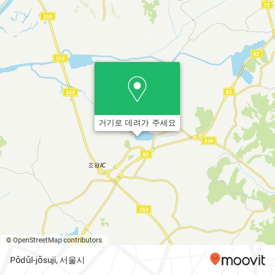 Pŏdŭl-jŏsuji 지도