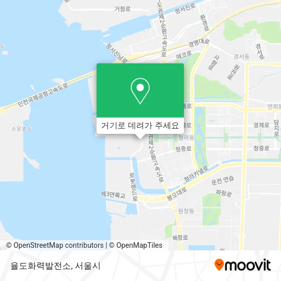율도화력발전소 지도