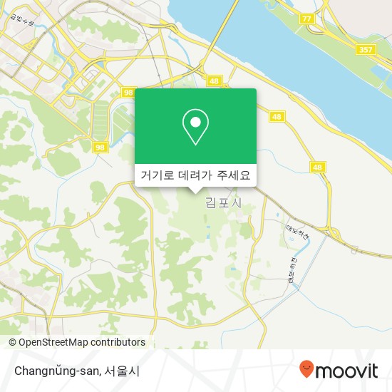 Changnŭng-san 지도