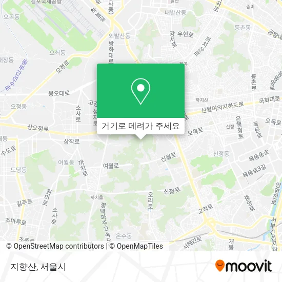 지향산 지도