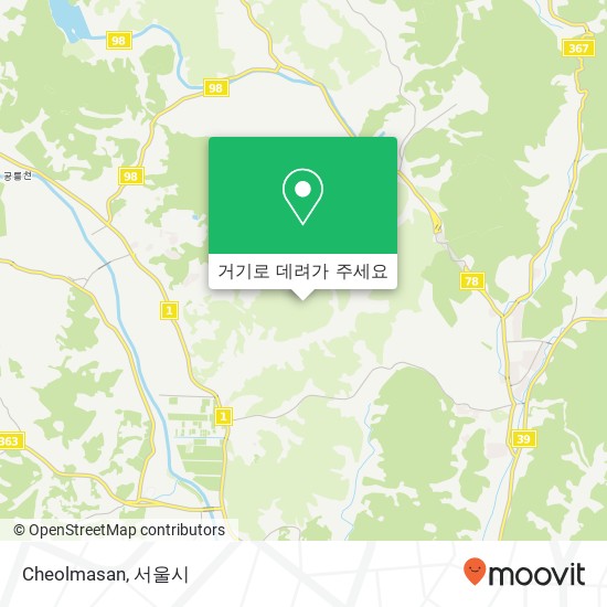 Cheolmasan 지도