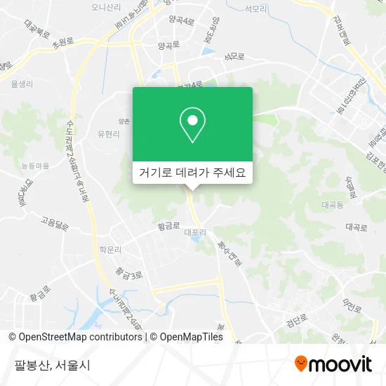 팔봉산 지도