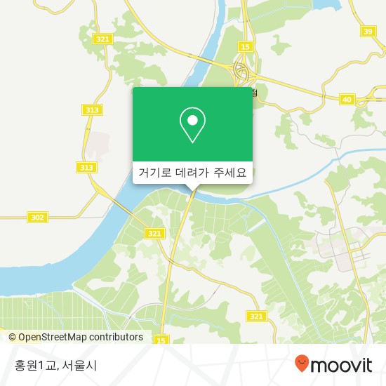 홍원1교 지도