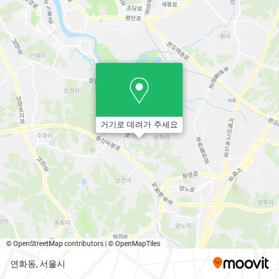 연화동 지도