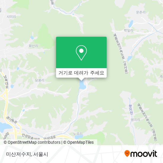 미산저수지 지도