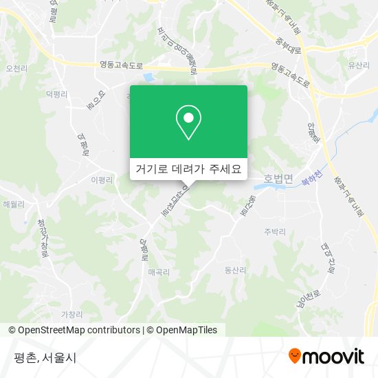 평촌 지도