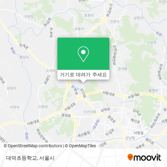 대덕초등학교 지도