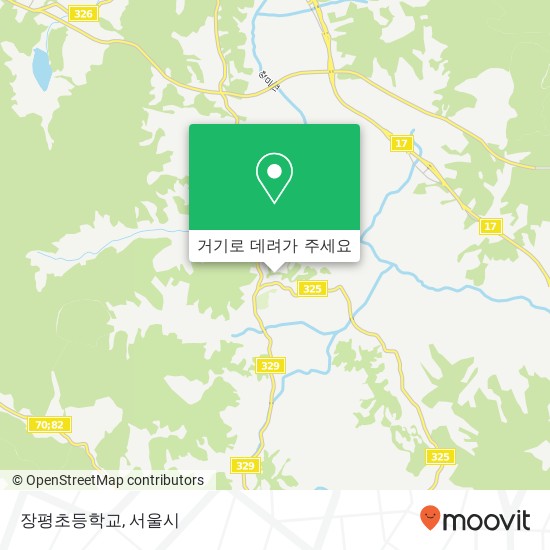 장평초등학교 지도