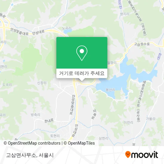 고삼면사무소 지도