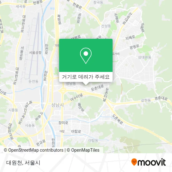 대원천 지도