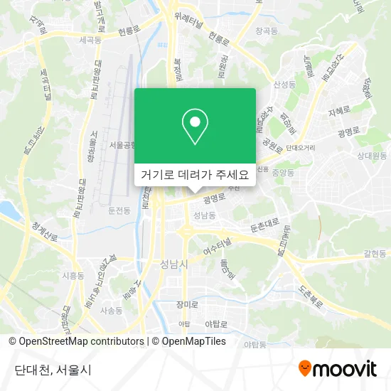 단대천 지도