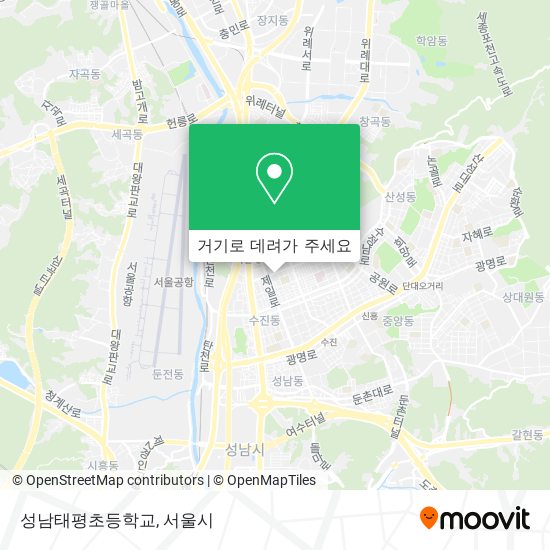 성남태평초등학교 지도