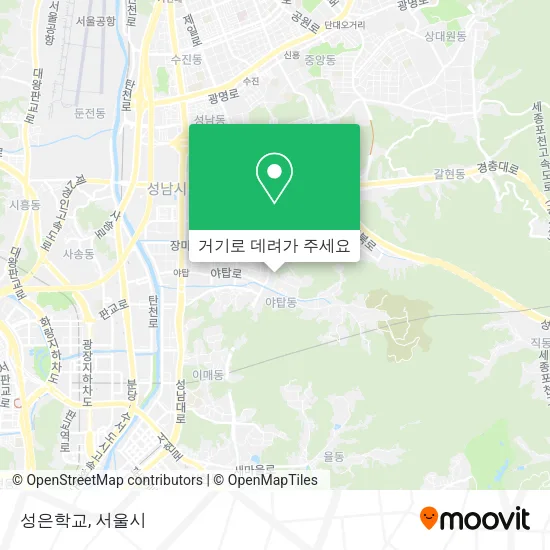 성은학교 지도
