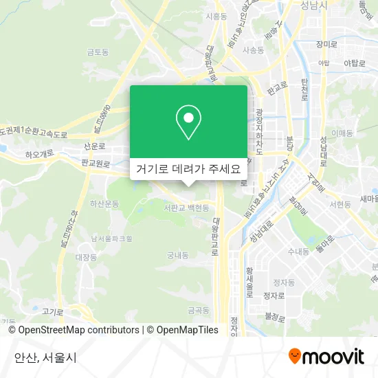 안산 지도