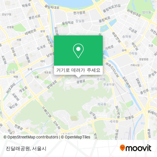 진달래공원 지도
