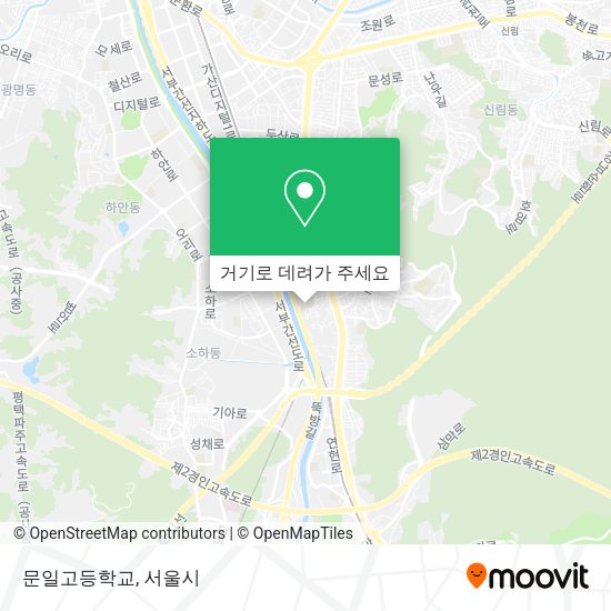 문일고등학교 지도