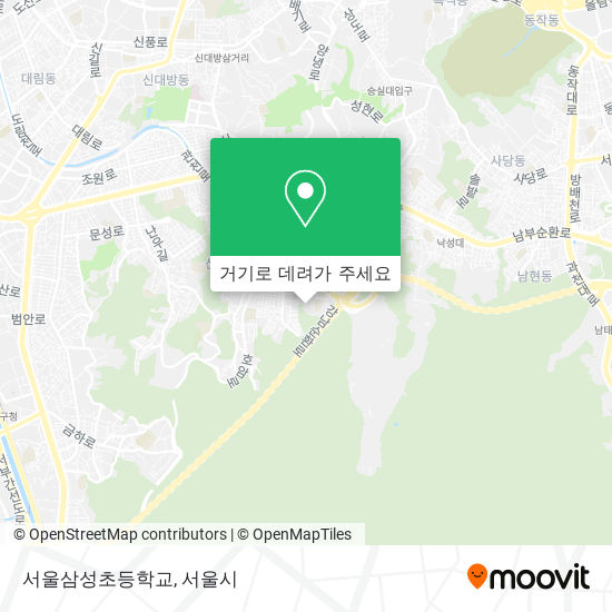 서울삼성초등학교 지도