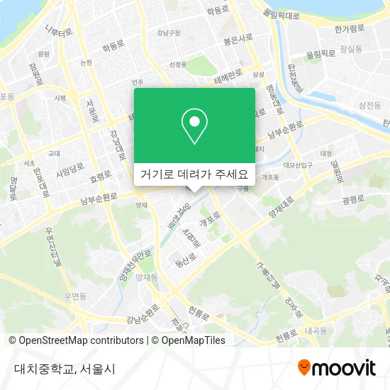 대치중학교 지도