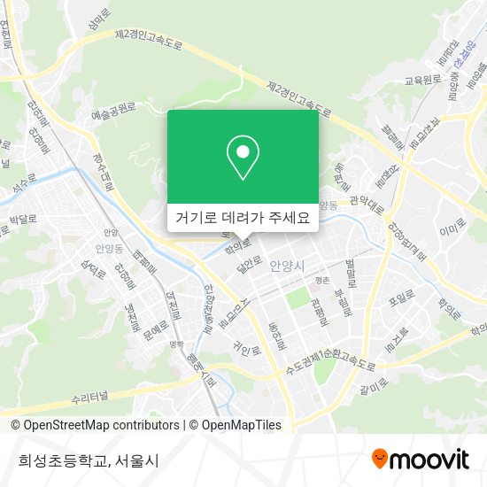 희성초등학교 지도