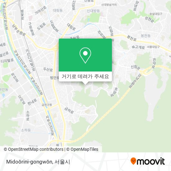 Midoŏrini-gongwŏn 지도