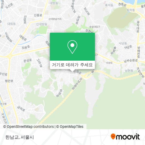 한남교 지도