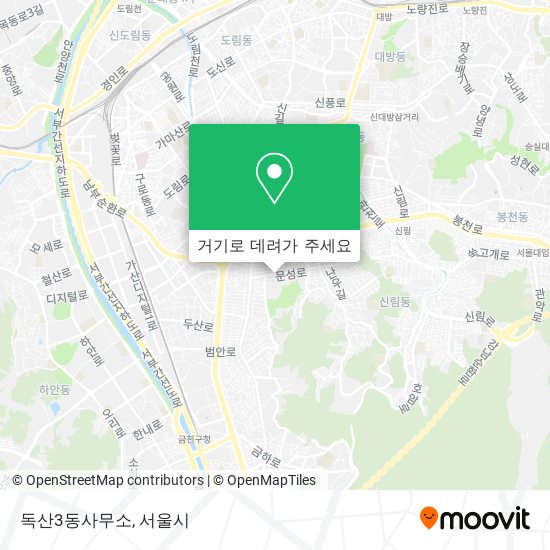 독산3동사무소 지도
