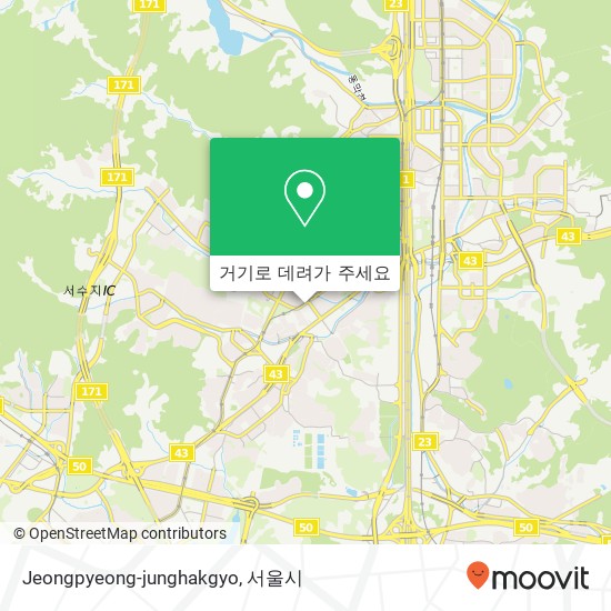 Jeongpyeong-junghakgyo 지도
