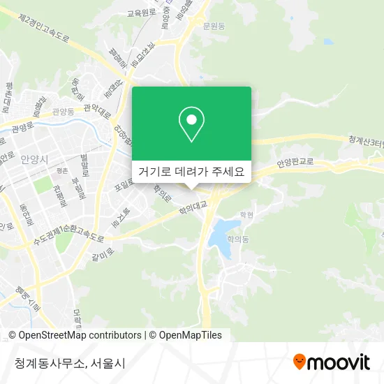 청계동사무소 지도