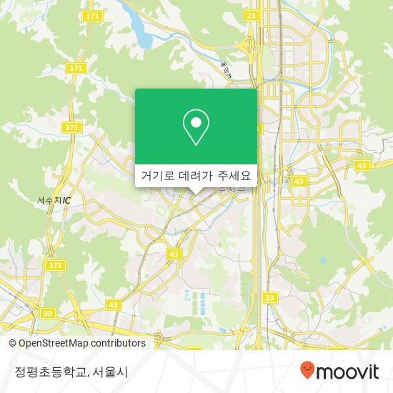 정평초등학교 지도