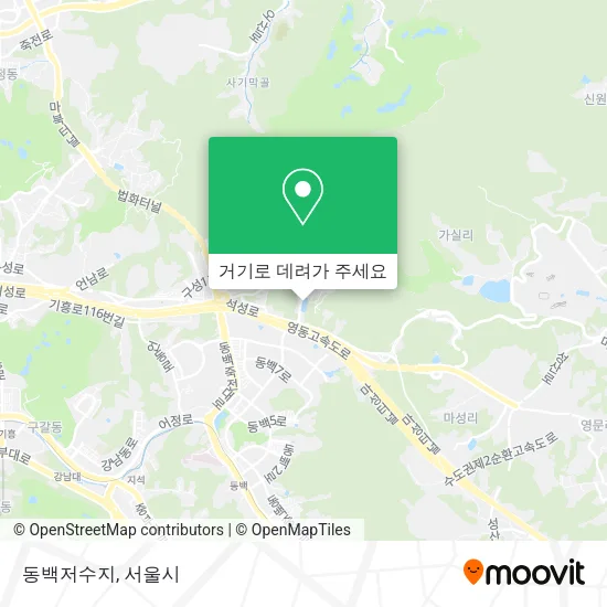 동백저수지 지도
