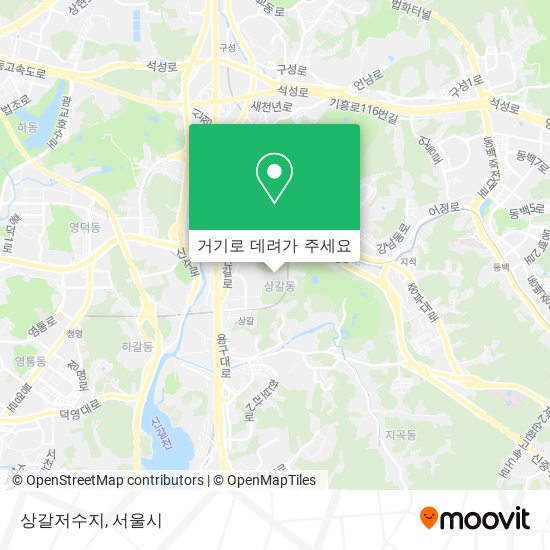 상갈저수지 지도