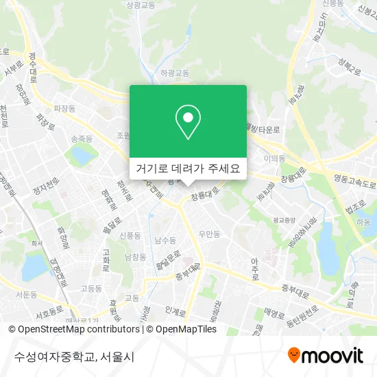 수성여자중학교 지도