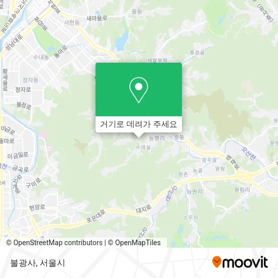 불광사 지도