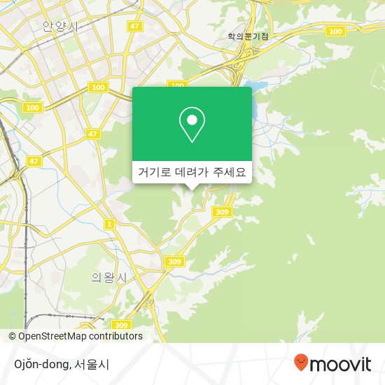 Ojŏn-dong 지도