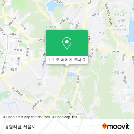 용담터널 지도