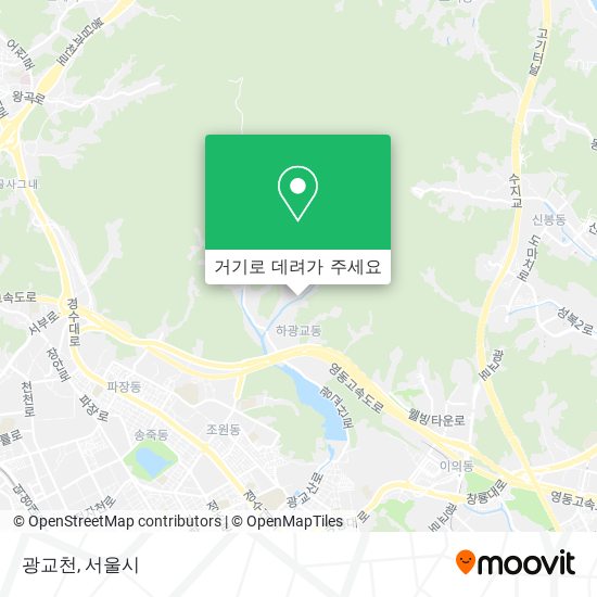 광교천 지도