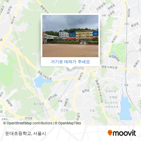 둔대초등학교 지도